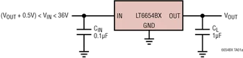 LT6654BX LT6654BXMS8-2.5 LTHCD - 175°C, Larg de Alimentare 2.5 V Precizie Tensiune de Referință