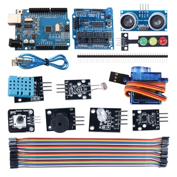 Zhiyitech Super Starter Kit pentru Arduino Proiect DIY de Învățare de Programare Electronica, Clasă Pack pentru Educație
