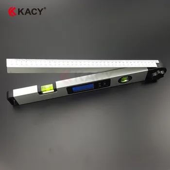 KACY 32160 400mm Verticală Orizontală Digital Ecran LCD Vizor unghiular Metru Raportor Spiritul de Nivelare pentru prelucrarea lemnului