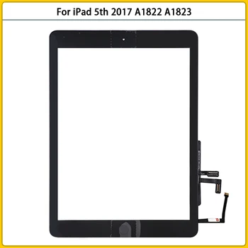 10BUC TouchScreen Pentru iPad 2017 Pentru iPad 5 5 A1822 A1823 Panou de Ecran Tactil Digitizer Senzor Lcd Frontal de Sticlă Butonul Replace