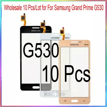 En-gros de 10 buc/lot pentru Samsung G530 G532 ecran tactil digitizer panou de sticlă
