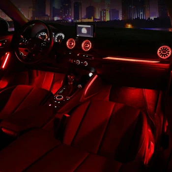 32 Culori Set Decorativ de evacuare a Aerului a CONDUS Ocupe de Atmosfera Lampa Pentru Audi Q2 2019-2021 Duza de iluminat Benzi de Lumină Ambientală