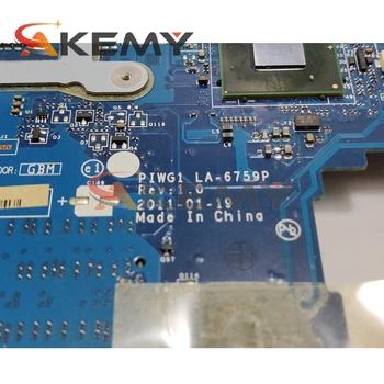 Placa de baza Laptop Pentru LENOVO Ideapad G470 HM65 HDMI Placa de baza 11S11013568ZZ PIWG1 LA-6759P