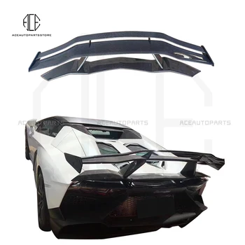 Fibra de Carbon din Spate Spoiler Portbagaj Buza Aripi Caz Pentru Lamborghini Aventador LP700 720 2011-UP kit de caroserie