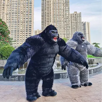 Gorila King Kong Gonflabile Îmbrăcăminte Desene Animate Papusa De Plus Îmbrăcăminte Respirabil Usoare De Performanță Elemente De Recuzită De Haine Papusa