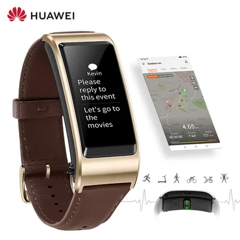 Huawei Talkband B5 Smartwatch Fitness Inima Rata De Anulare A Zgomotului Căști De Asteptare Bratara 2 In 1 Ceas Inteligent Cu Cască