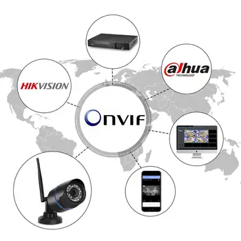 H. 265 5.0 MP Ai Omului Detecta Camera IP Wireless de Înregistrare Audio în aer liber rezistent la apa IR Viziune de Noapte de P2P de Securitate CCTV Camera Wifi