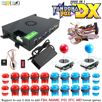 Toate Noile Pandora Box DX 3000 în 1 Joc Arcade Jamma PCBboard Sprijin 3P 4P Joc Poate Salva Progresul Joc 3D Tekken