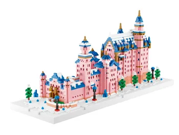 Micro Particule Jucării Creative Asamblarea Combinate Jucărie mini Blocuri 2550-2633 arhitectura Clădirii Serie de puzzle cadouri