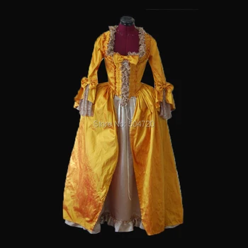 Adaptate!NOI Regal 18-Lea francez Ducesa Retro medieval, Renascentist Reconstituire Teatrul de război Civil rochie Victoriană HL-333