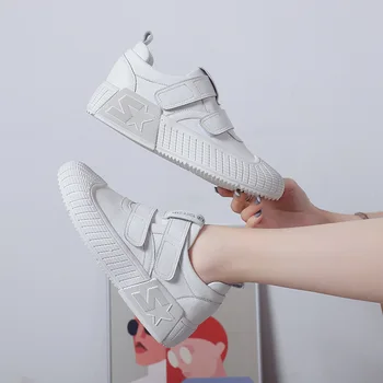 Pantofi albi Femei Adidasi Platforma zapatos de mujer Toamna anului Nou Brand de Moda zapatillas mujer Doamnelor Casual, încălțăminte Cross-legat