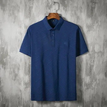 5XL Plus 6XL dimensiune 8XL Culoare solidă Respirabil Clasic de Brand de Îmbrăcăminte pentru Bărbați cu mânecă Scurtă Tricou Polo de Agrement