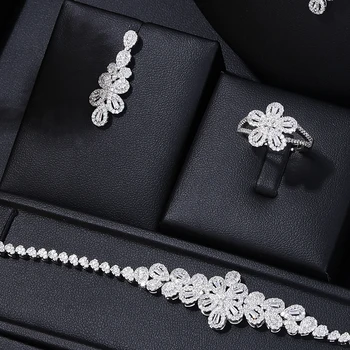 KellyBola 2021 Nobil Set de Bijuterii de Moda pentru Femei de Înaltă calitate Colier Set de bijuterii de Nunta atent pregătite pentru mireasa