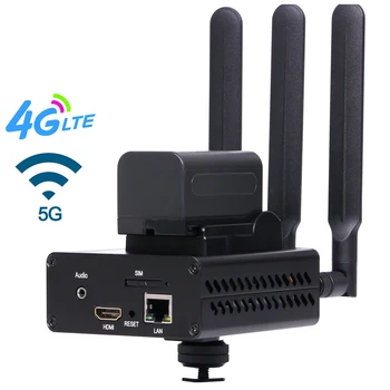 4G LTE HDMI Video Encoder pentru Live Stream pe YouTube, Facebook, Twitter Video HDMI over IP / 4G SIM pentru Internet