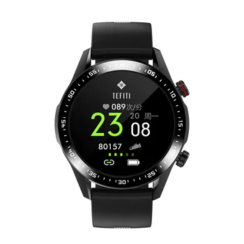 Personaliza OEM Rundă Completă Touch Screen Om Inteligent Ceas cu Telefon GPS track Tensiunii Arteriale Impermeabil E12 Smartwatch