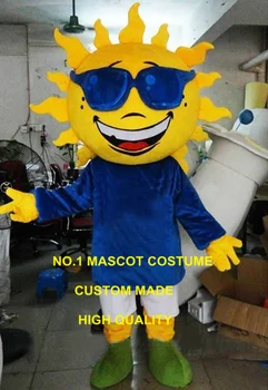 Mai Nou Personalizat De Vânzare Fierbinte De Vară De Pe Litoral Sunny Beach Soare Mascota Costum De Soare Tema Anime Cosply Carnaval De Ziua Mascotte 1983