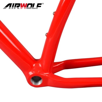 AIRWOLF XC Carbon Mtb Cadru Stimula 29er Thru Axle 148*12mm Hardtail Biciclete de Munte Frameset Și Seatpost Lungime 420mm S M L