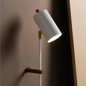 Modern DIY Prăjină Lungă Lampă de Perete Cu intrerupator Foaier Pat Cameră Culoar de Rotație Alb Creative Pridvor de Iluminat 1 Metru 2085