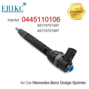 ERIKC Diesel Injector de Combustibil 0445110106 Common Rail Combustibil Inyector Duză de Asamblare 0 445 110 106 pentru Mercedes Benz, Dodge