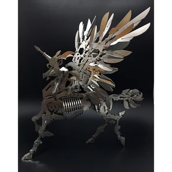 21.5 x 20 x 26CM DIY din Oțel Inoxidabil, Metal de Puzzle Model de Kit de Asamblare 3D Meserii Colecția Personală Cadou