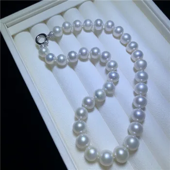 Nou stil natural Edison colier de perle 11.5-13.5 mm mare pearl scurt colier atmosferă nobilă moda bijuterii