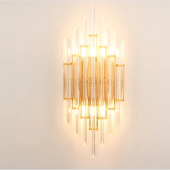 Nordic Cristal De Lux Led Lampă De Perete Postmodern Design Creativ Lumina De Perete Camera De Zi Dormitor Decorative De Perete Decor Iluminat