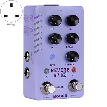 MOOER R7 REVERB X2 Efect Reverb Procesor Conține 14 Reverb Suna La Suport Presetate de Comutare Efecte