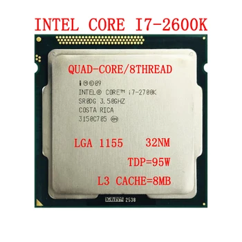 Intel Core i7 2600K cu CPU Quad-Core 3.4 GHz SR00C 8MB LGA 1155 Procesor Desktop