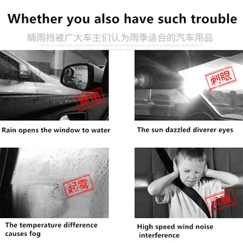 Pentru Suzuki Liana 2005-2012 Fereastra Vizorului de Aerisire Nuante Soare Ploaie Deflector de Paza Pentru Accesorii Auto 4BUC/SET