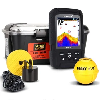 Portabil mai adânc inteligent norocos sonar fishfinder FF718Li echo sounder camera pentru pescuit subacvatic sonar fish finder