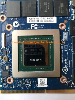 Free DHL Original GTX980M GTX 980M Grafica GPU Card N16E-GX-A1 8GB GDDR5 Pentru Ibm GTX980 placa Video GPU Înlocuire