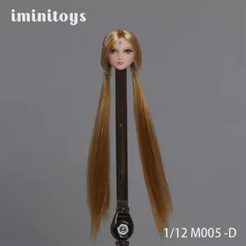Iminitoys M005 7 Stiluri de 1/12 Scară Anime Fata de Frumusete Cap Sculpta 6 inch se Potrivesc de sex Feminin TBL PH Figura Corpului