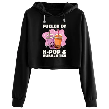 K Pop Cultură Hoodies Femei Estetice Kpop-Coreean Y2k Pulover Pentru Fete