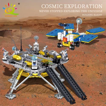 HUIQIBAO 792pcs Mars Exploration Rover Construirea de Blocuri de Spațiu Detector Model Cosmic Știință Cărămizi Jucarii Educative pentru Copii