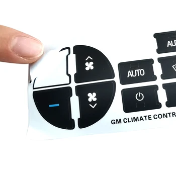 Radio auto de Bord Switch-uri de Reparații Autocolant Decorativ de O/C Buton Autocolant Decor Interior Decalcomanii Auto Pentru GM Chevrolet Accesorii