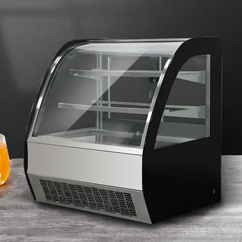 900MM Desktop Mic Tort Cabinet Frigorifice vitrina Desert Cabinet Comerciale Răcit cu Aer Proaspăt-Păstrarea Congelator
