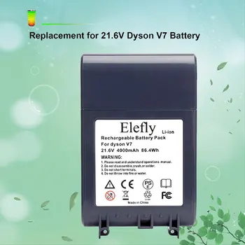 2022 Elefly V7 înlocuirea bateriei este potrivit pentru Dyson V7 baterie V7 Absolută V7 Motorhead V7 Animal Plus V7 Masina+Barca