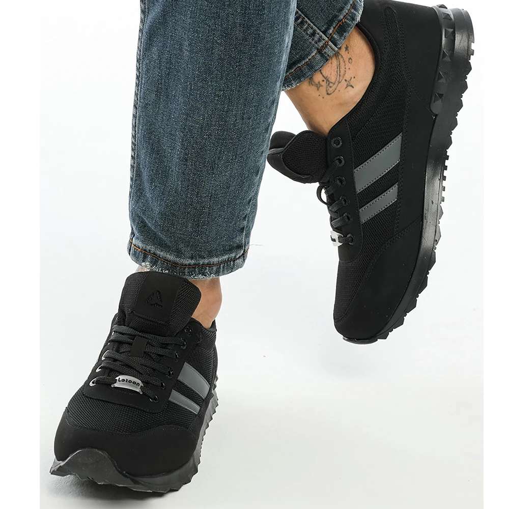 Barbati Adidasi Casual Pantofi De Alergat Din Piele Artificiala De Culoare Neagra Normal Mucegai Sport Casual Pantofi De Mers Jos Tenis De Lumină De Bază Confortabil Flexibil De