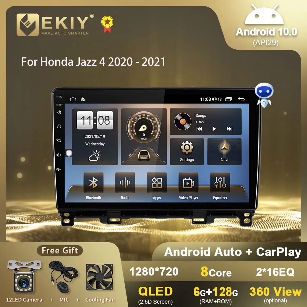 Painstaking repair Fulfill Ekiy T7 Qled Dsp Android 10 Radio Auto Pentru Honda Jazz 4 2020 - 2021  Player Multimedia Carplay Navi Nu 2din Casetofon Dvd Hu cumpara online ~  Masina sistem inteligent < Guar.ro