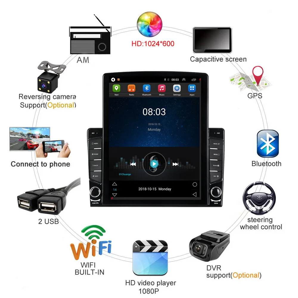10.1 inch Android 13.0 for 2019 Citroen C3-XR Radio GPS Navigation System  With HD Touchscreen Bluetooth support Carplay TPMS